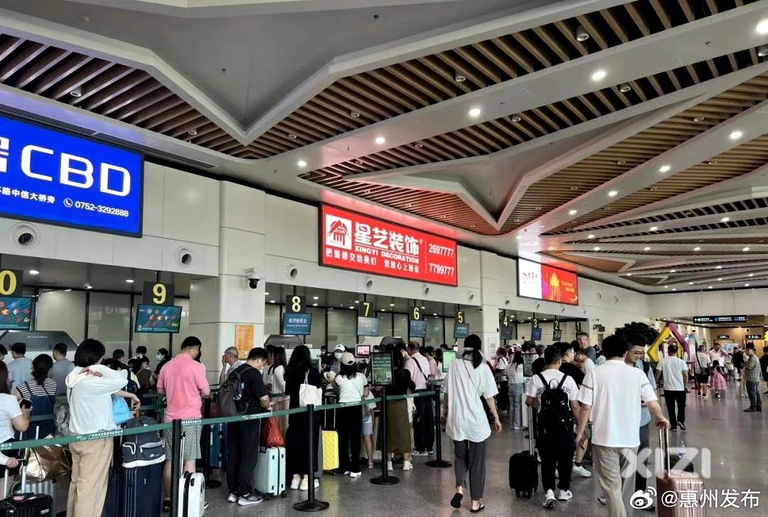 客流量创历史新高！惠州暑运这些航线很热门