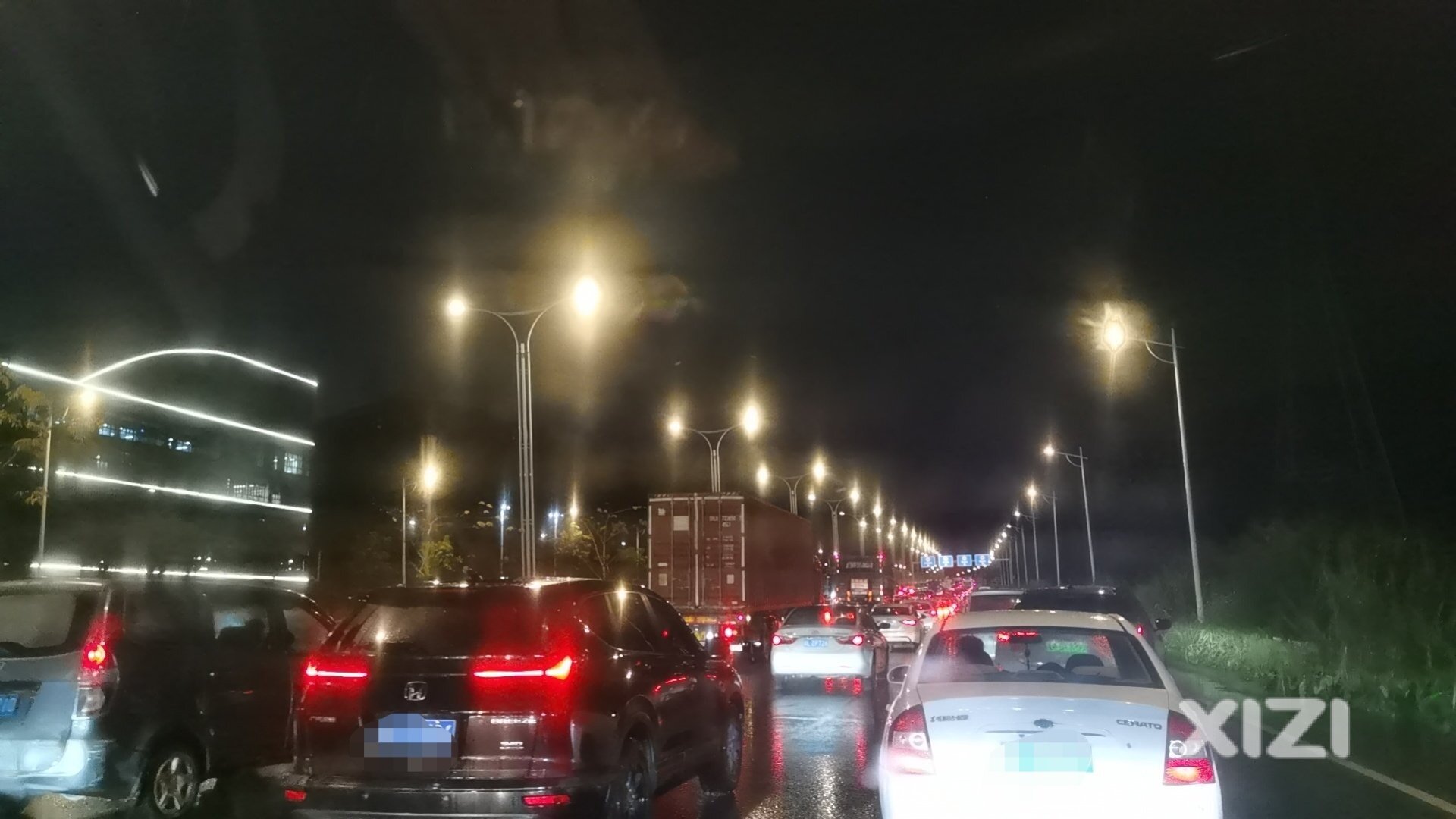 四环南路大塞车（隧道有车祸事故）