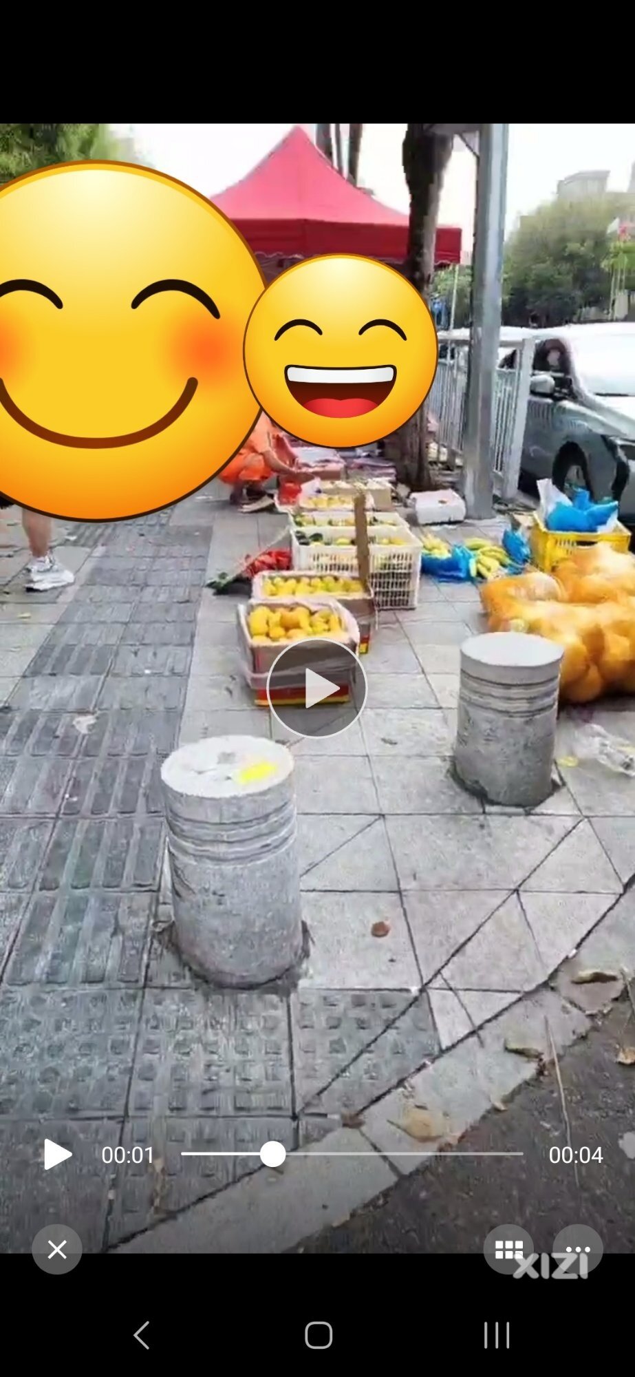 摆摊占路！欲哭无泪！