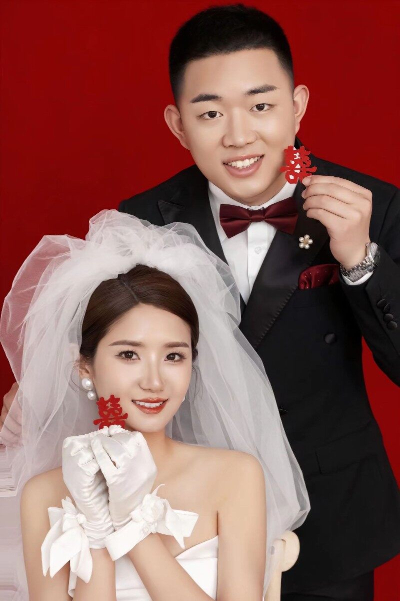 体验复古风喜嫁婚纱照，很甜很可爱