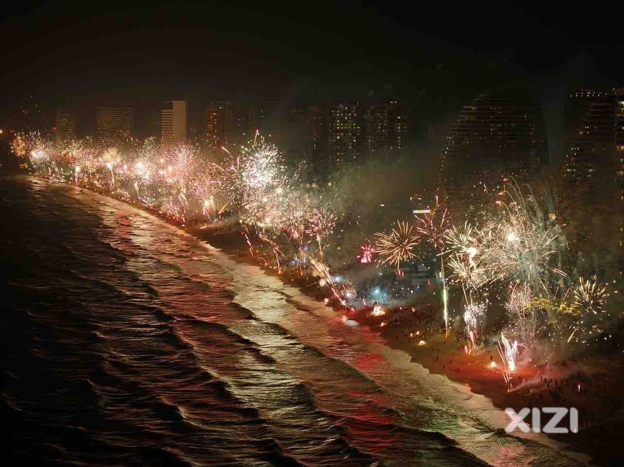 惠州双月湾跨年烟花