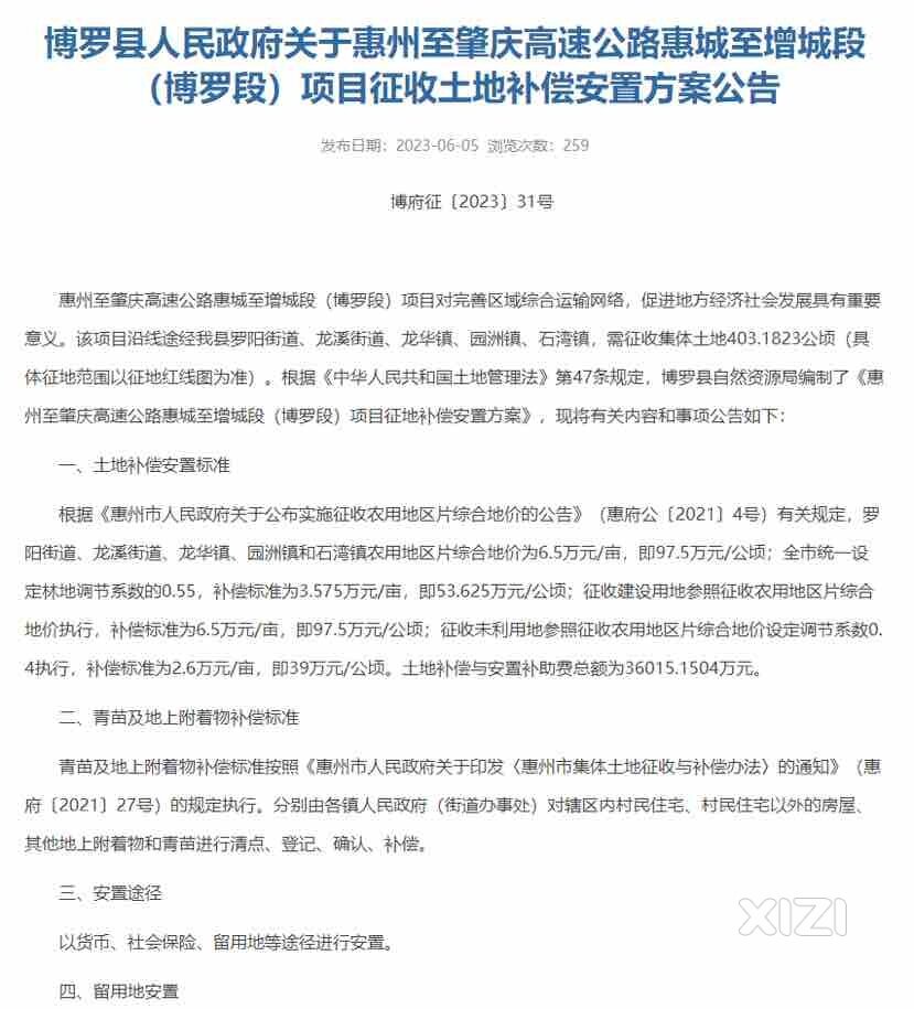 现在的征收地是真便宜啊