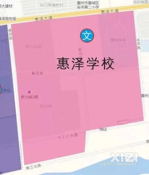 惠州惠泽学校2024年秋季学区分配