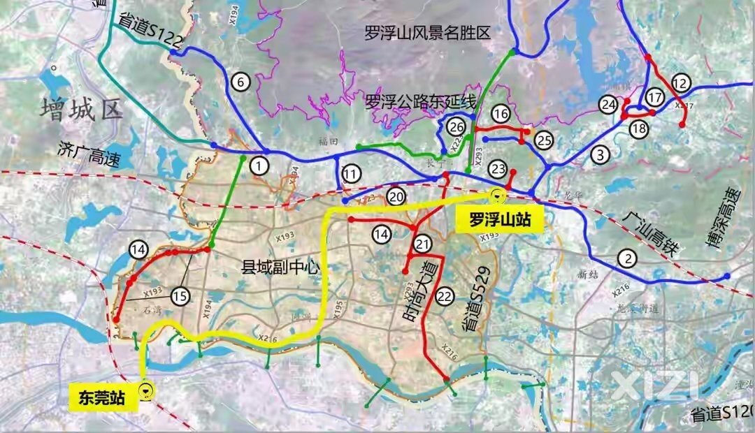 石湾镇、园洲镇……罗浮山管委会等等纳入环“两山”示范区
