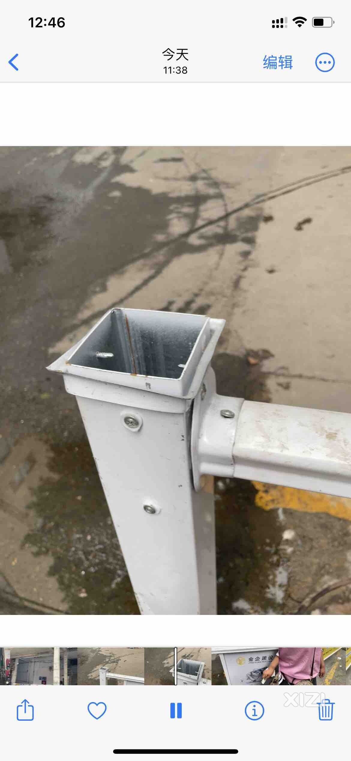 龙丰市场三楼入口有致命的“暗器”