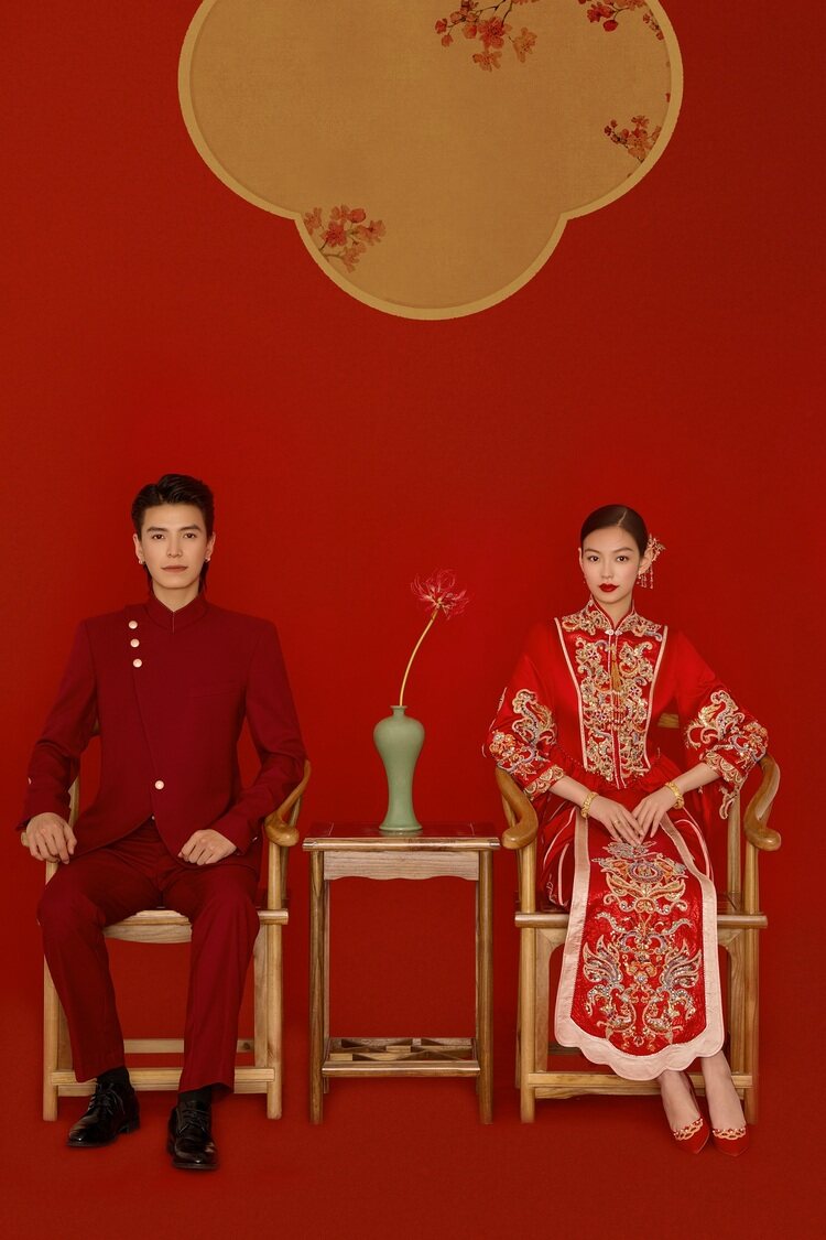 长辈超爱的新中式婚纱照，第一眼就超惊艳