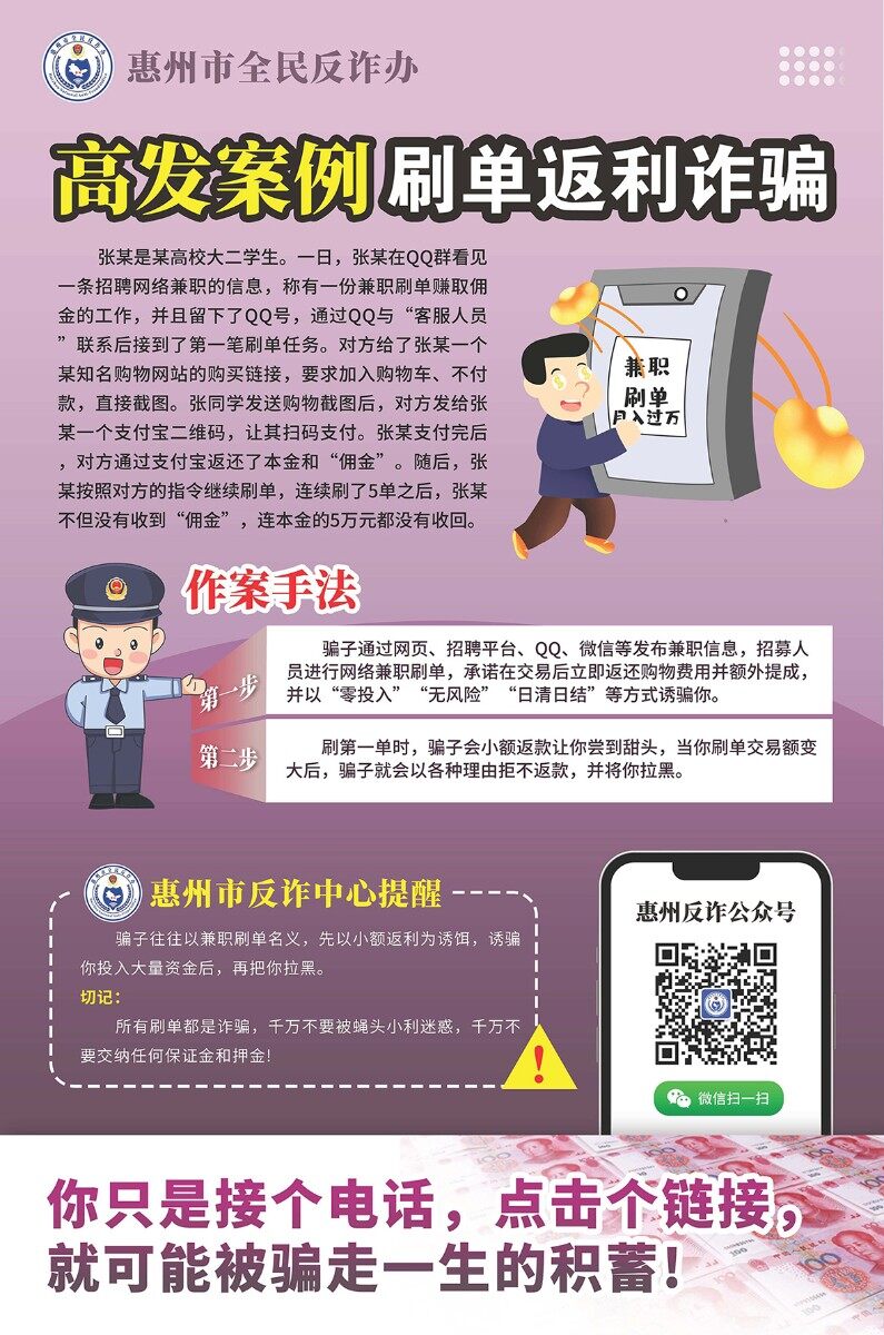 全民反诈！遇到这些情况要小心