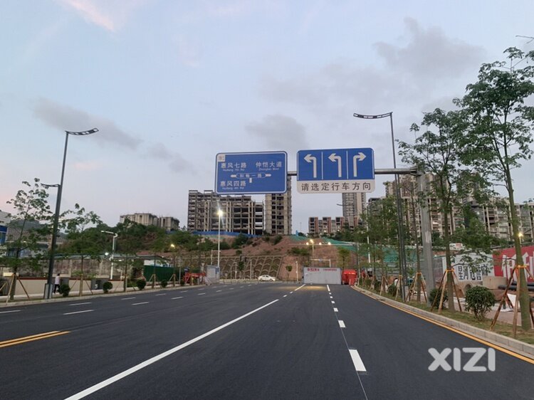 惠风三路（航科工业园）路段准备通车！