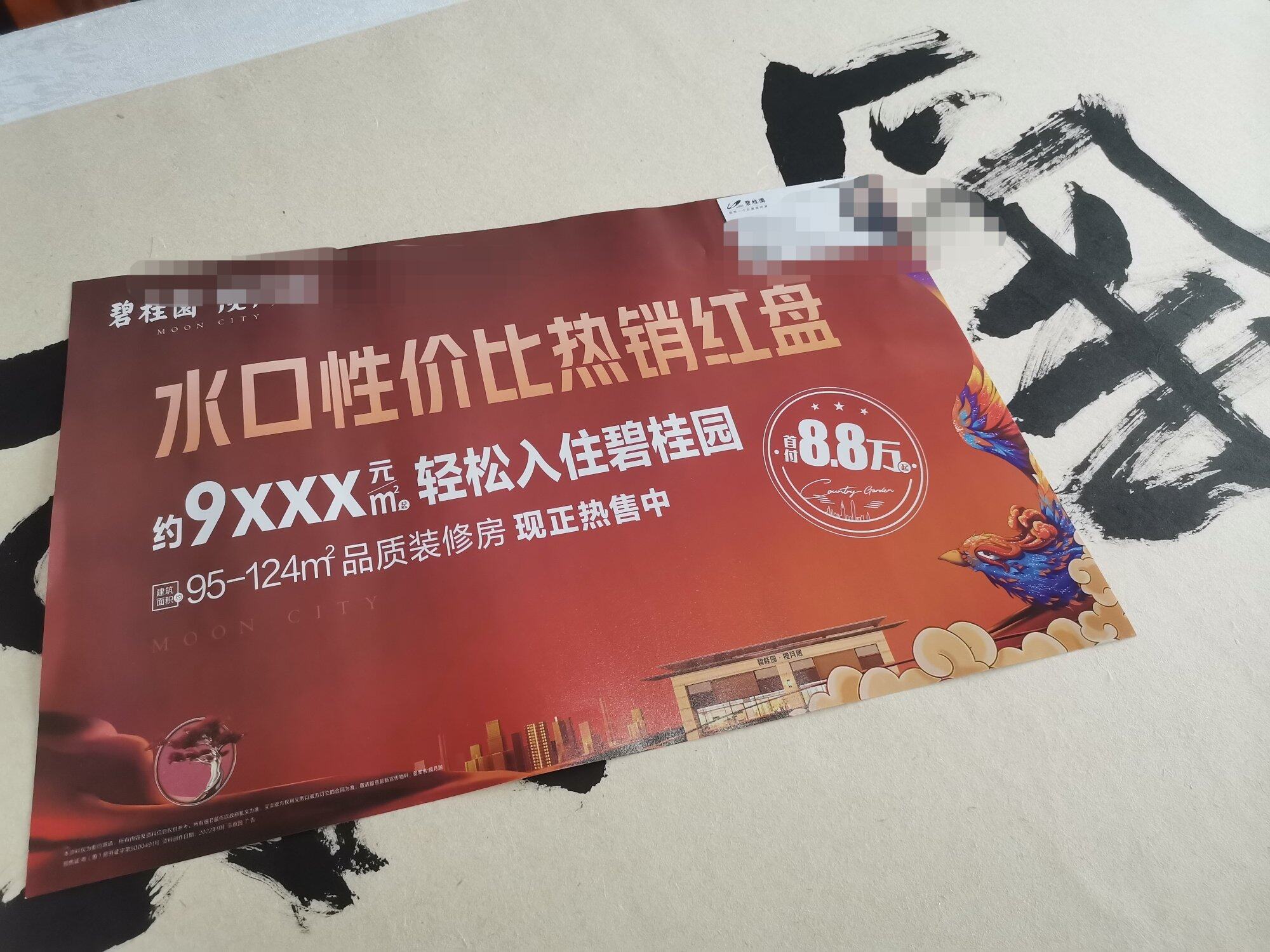 一大早卖房的来扫街，我即兴“调戏”一下，哈哈！