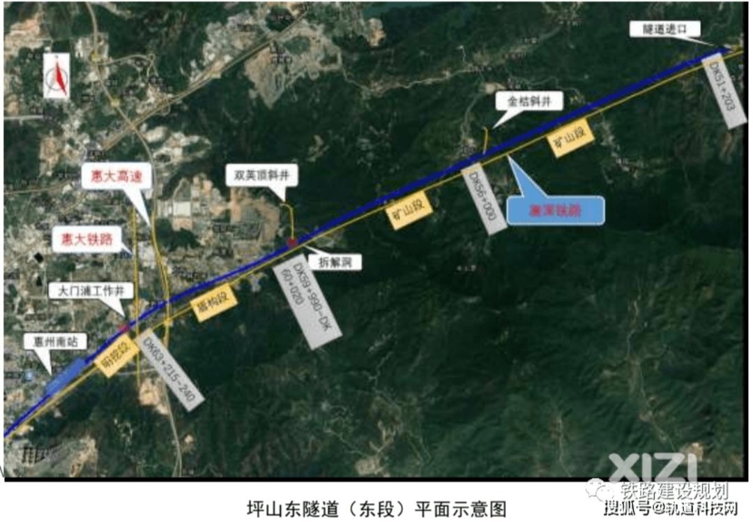 深汕高铁惠东白花某段最新施工现场