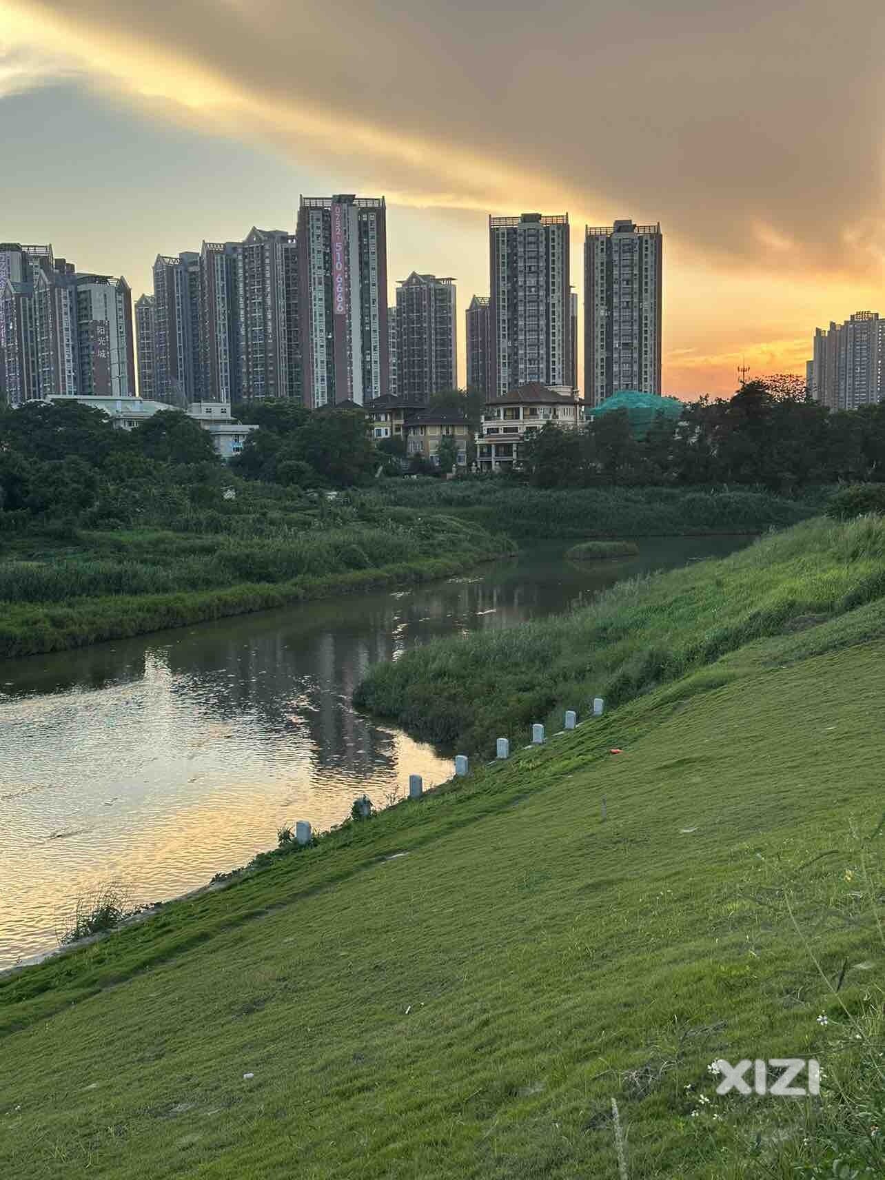惠阳滨水公园好漂亮、为居民提供了非常棒的休闲娱乐场所点赞