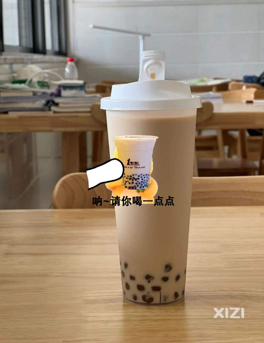 现在到处都是奶茶店，咖啡店也越来越多。