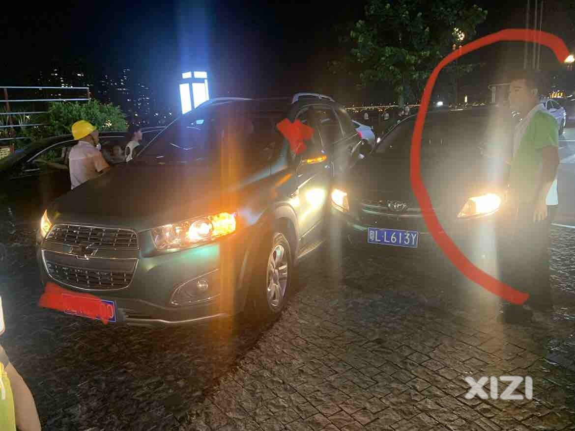 曝光一个极其低素质的车主（方信明车）