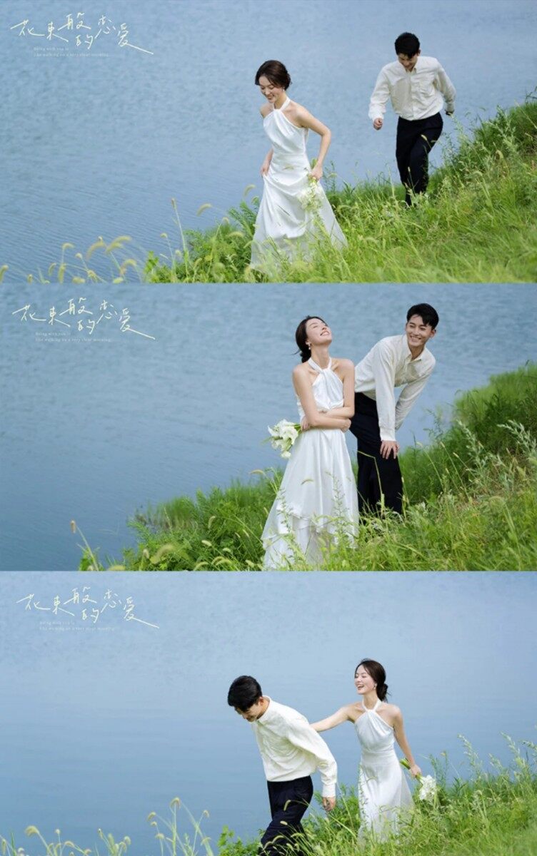 “浪漫的不是四季，是你在身边”森系婚纱照