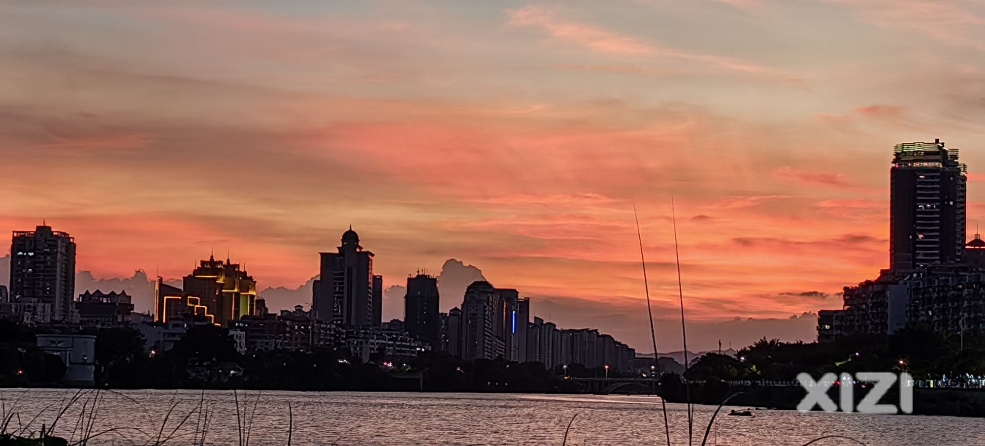 晚霞——夏至红楼滩公