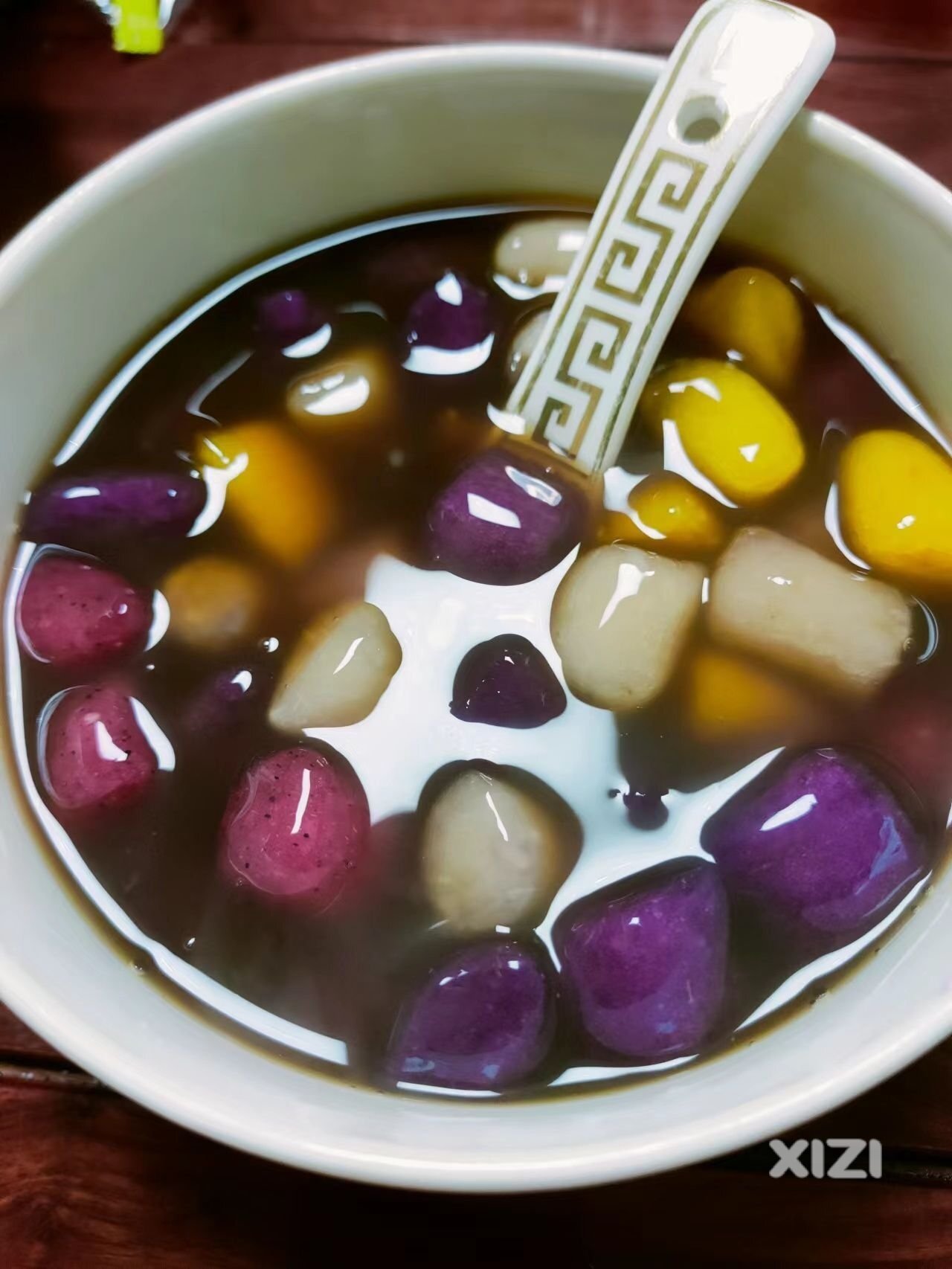 吃糖水配上，新鲜（芋
