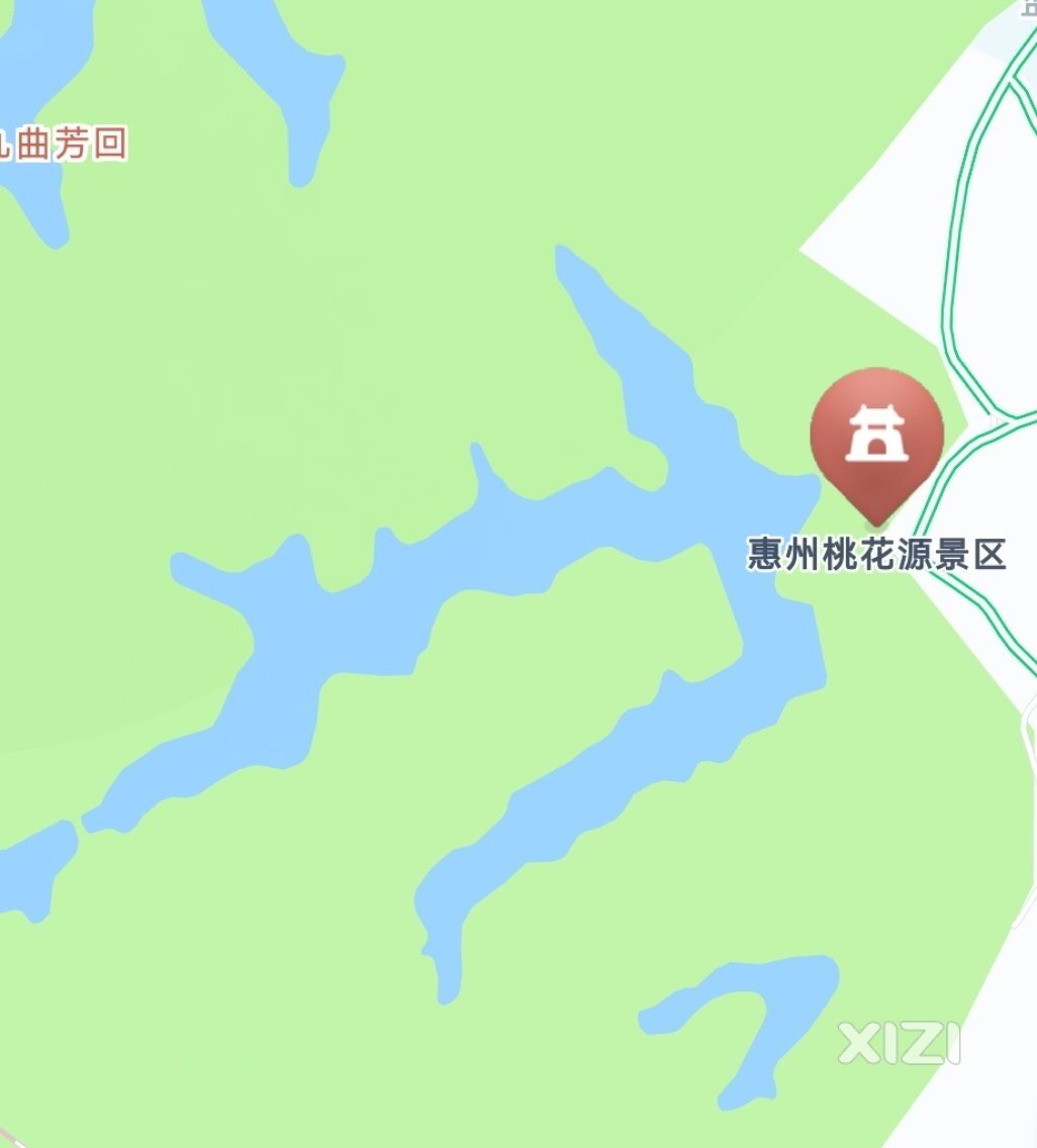 激流坑，桃花源景区，