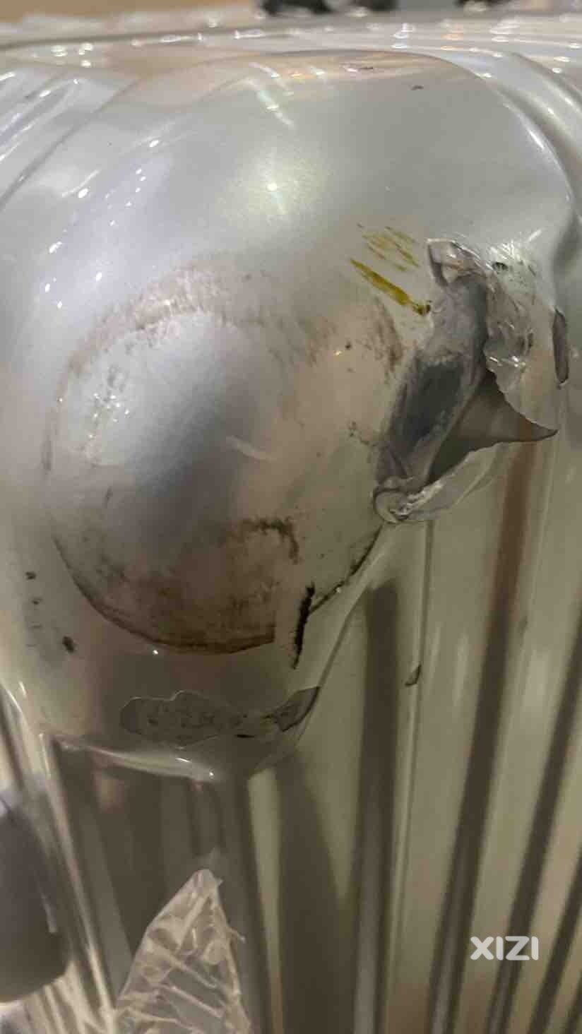 平潭机场托运工作人员暴力行李！！！
