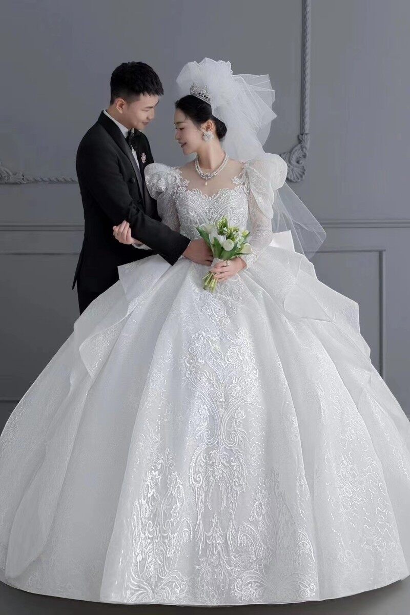 韩式内景婚纱照🤍高光时刻必须仪式感满满