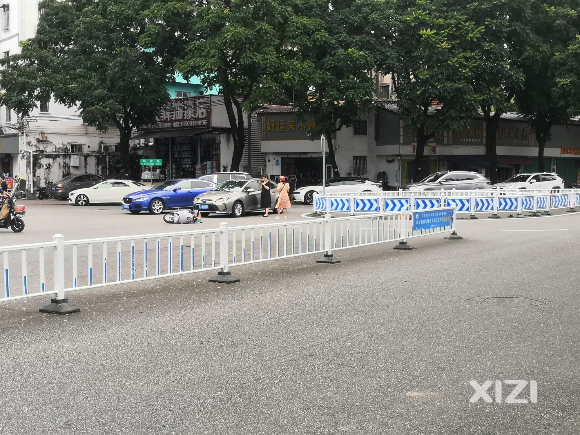 早上班时候桥东永平路