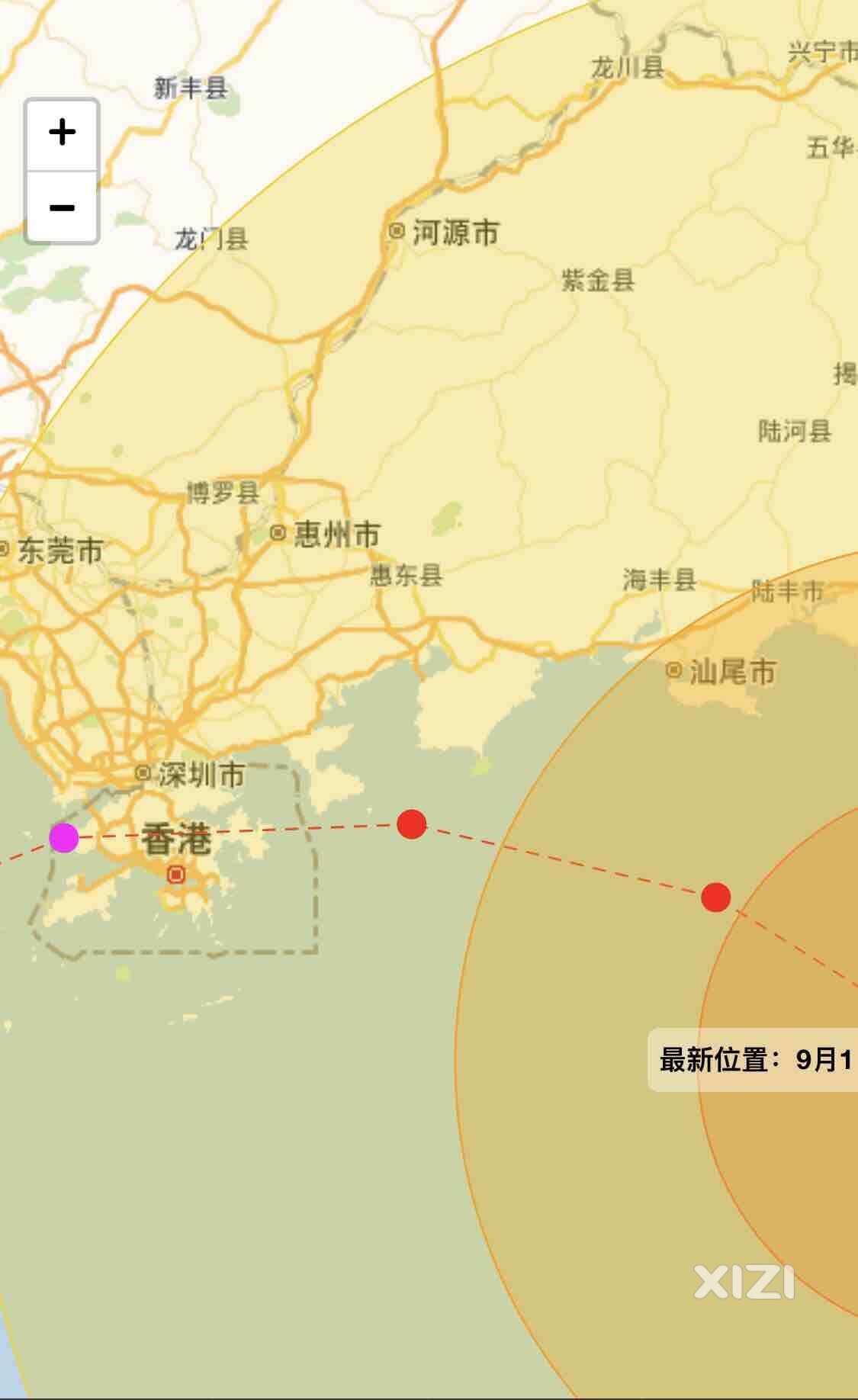 台风会在惠州登陆吗？