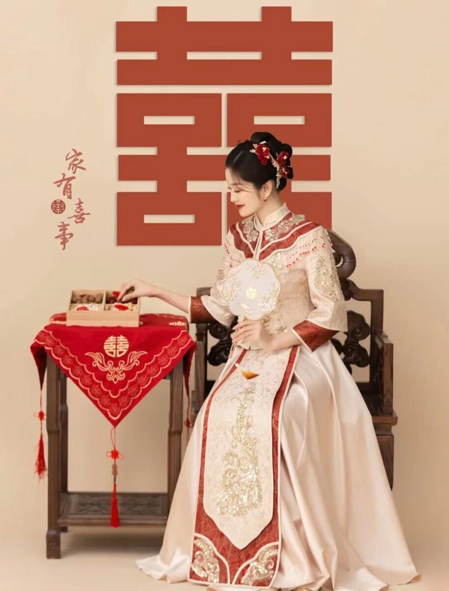 俏皮可爱的中式婚纱照❤️备婚新人必拍风格