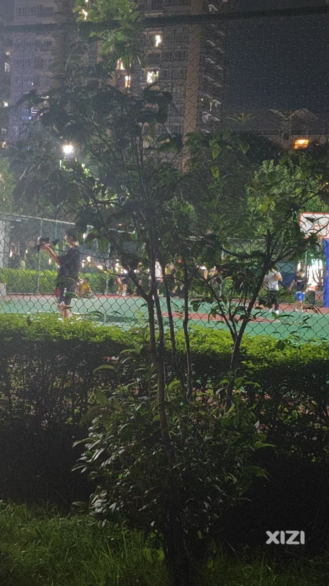 打球挺帅的，看人打球