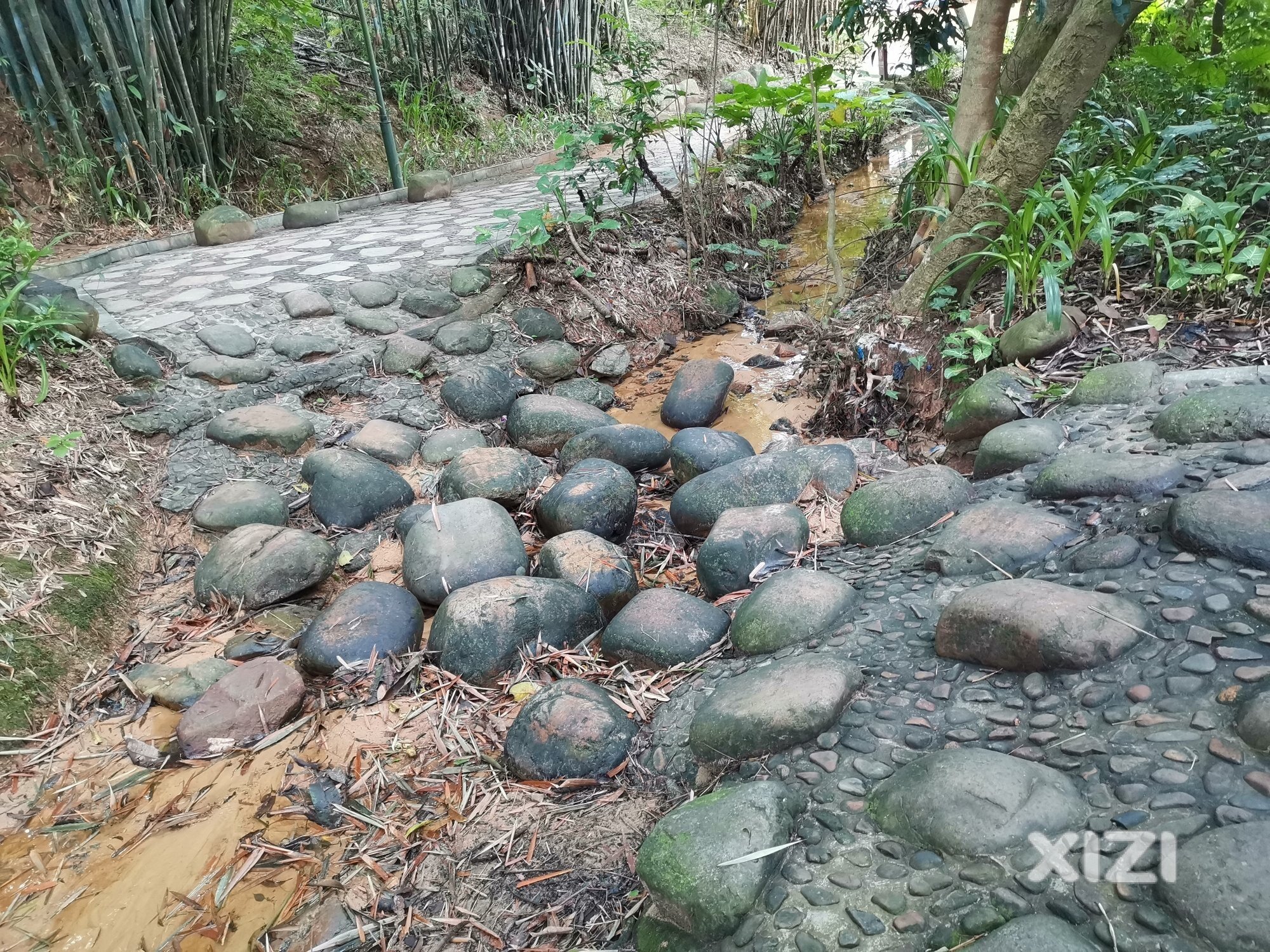 高榜山排水沟应筑多级蓄水坝