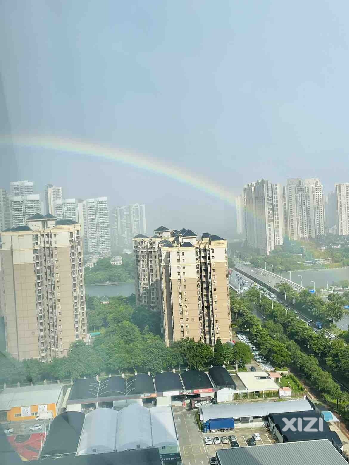 金山湖彩虹