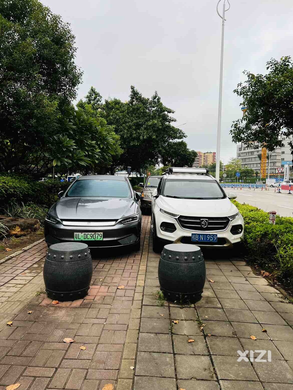 成语公园这条路每天车是这样放的，谁来管管？