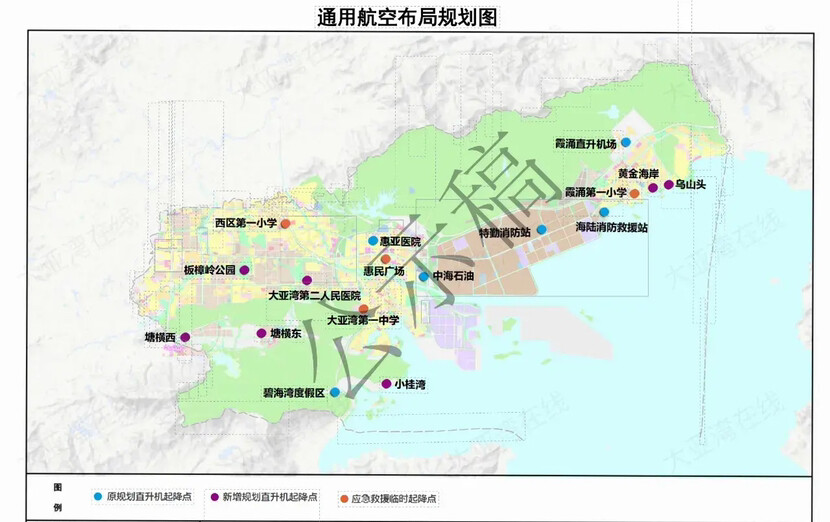 不懂就问，大亚湾怎么这么多直升飞机停靠点？
