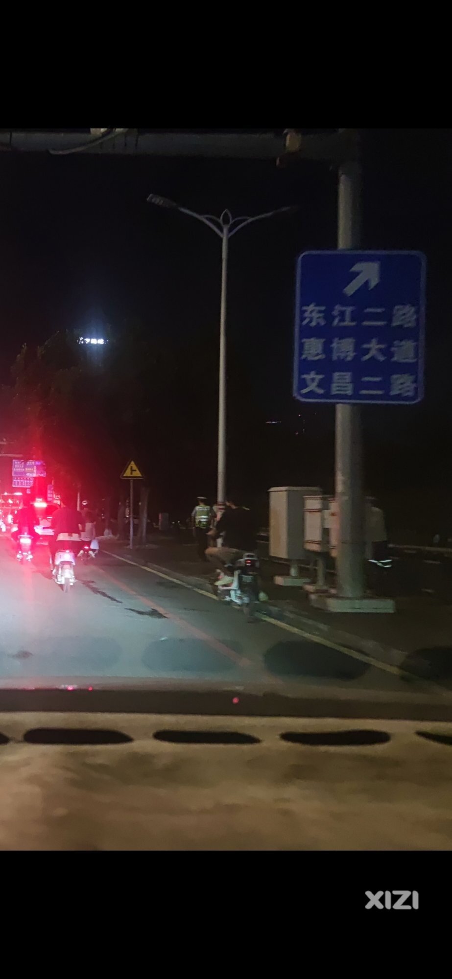 中秋佳节，江北方向东江大桥查酒驾