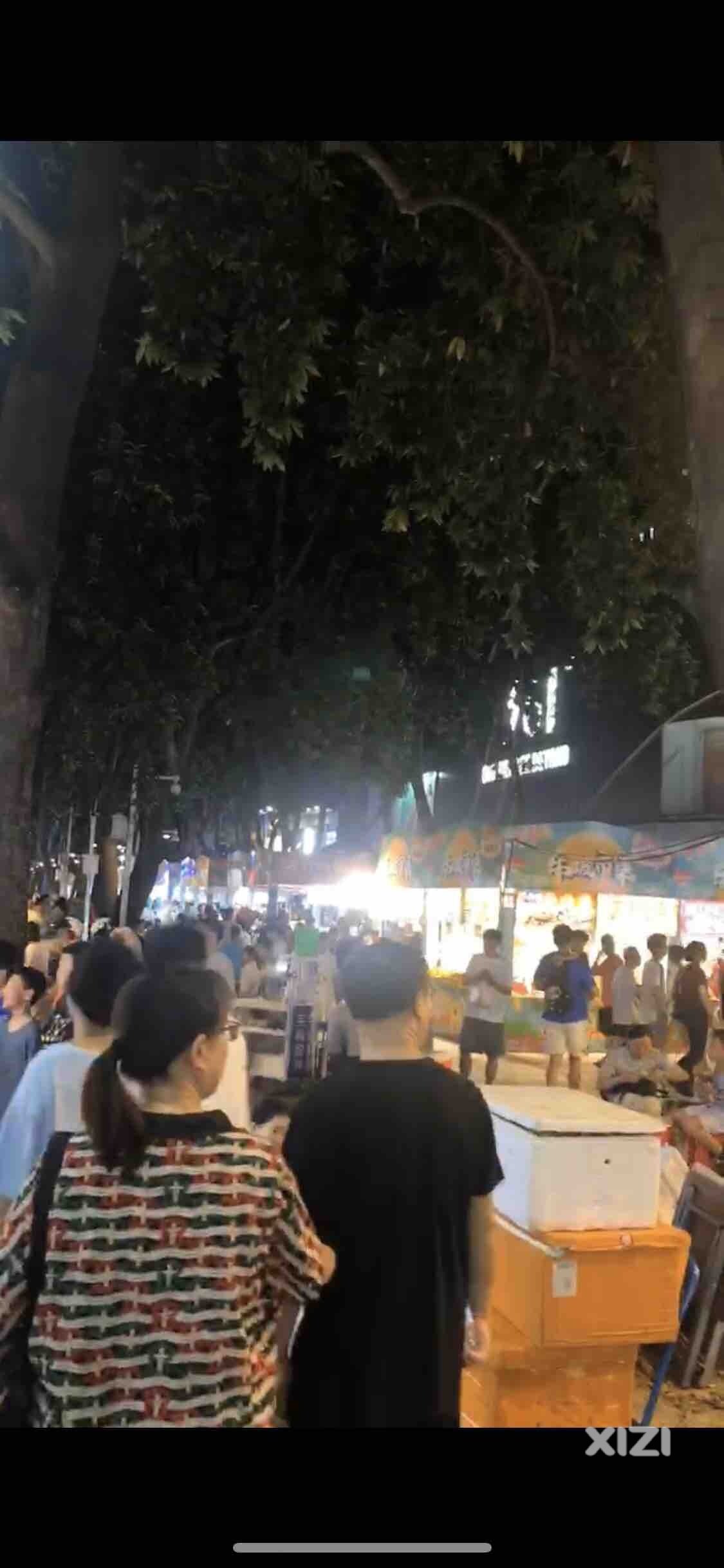 步行街，水东街全都是人