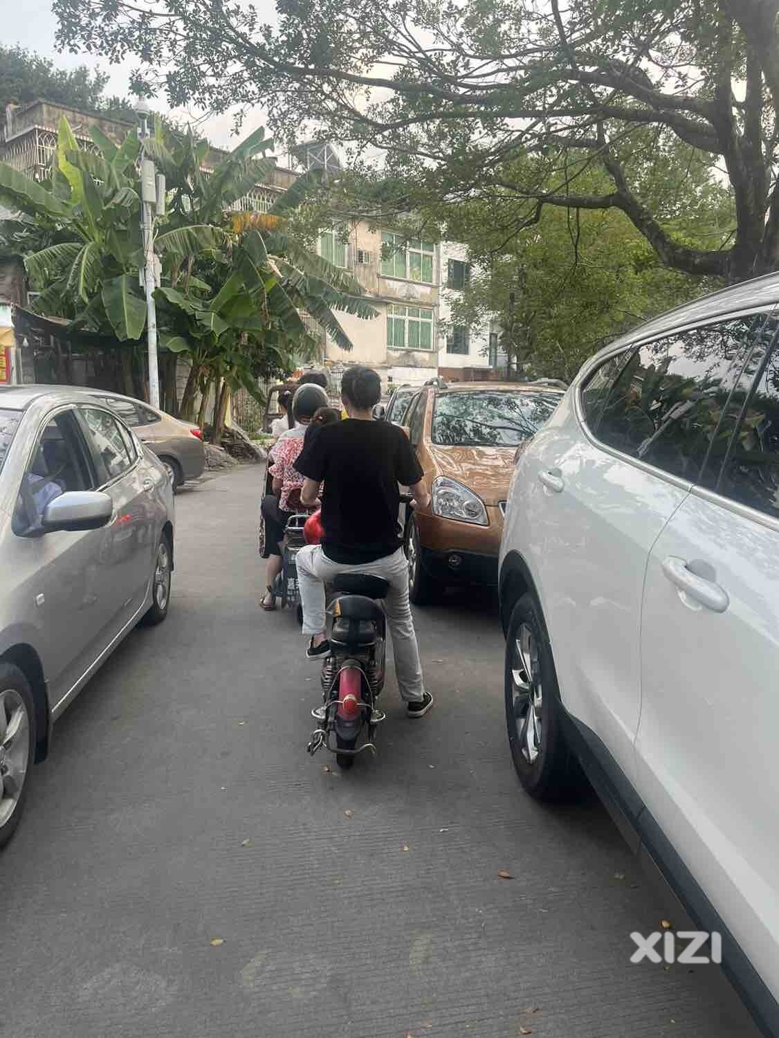 菱湖路违停严重