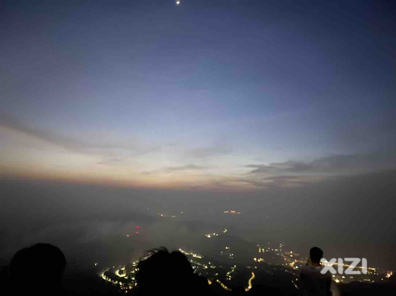 夜爬梅尖沙