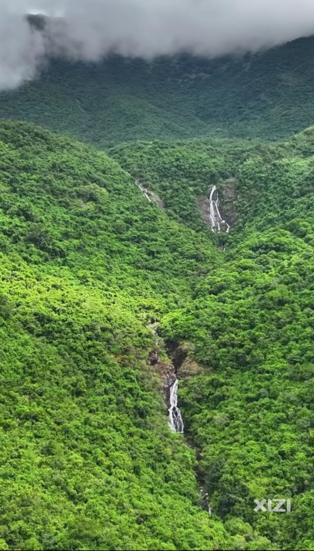 大南山超级瀑布美景