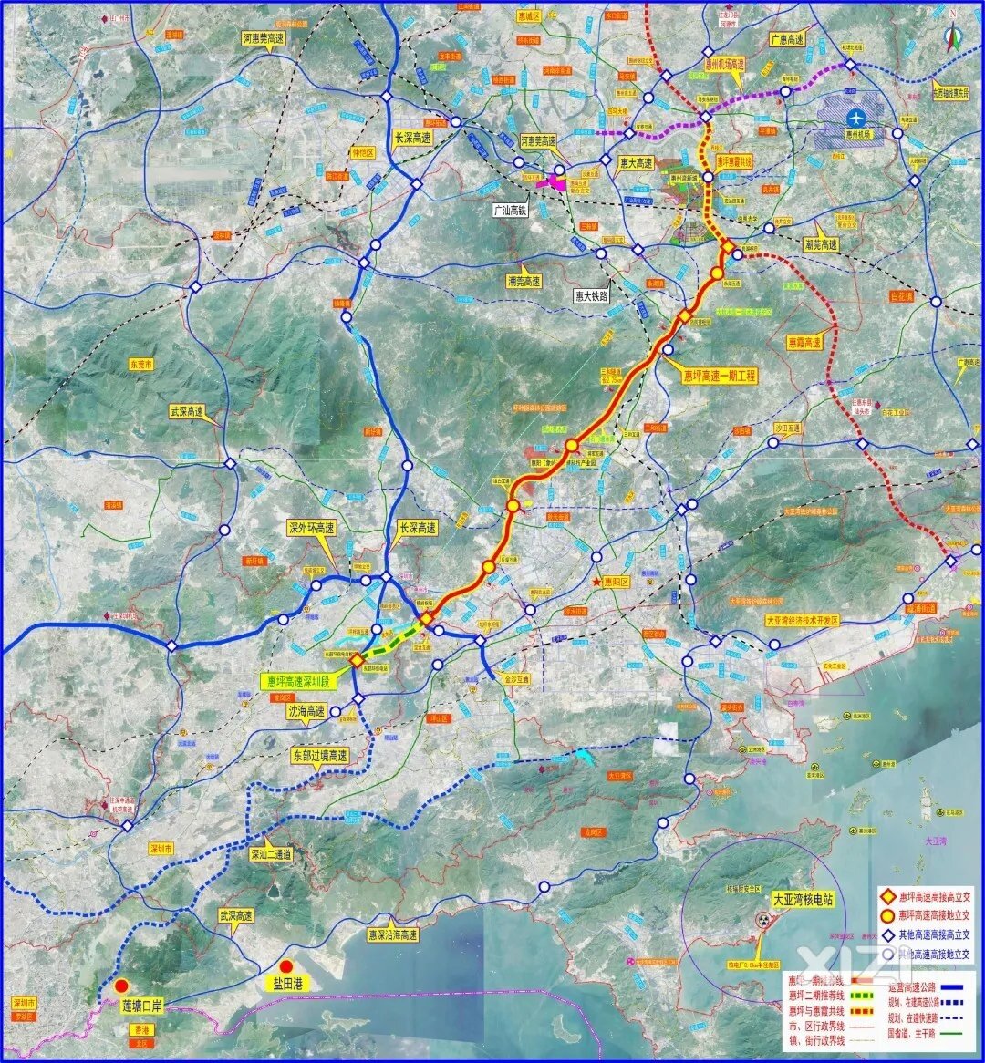 秋长境内第1个高速收费站出入口要来了！深惠第二高速一期2024年开工