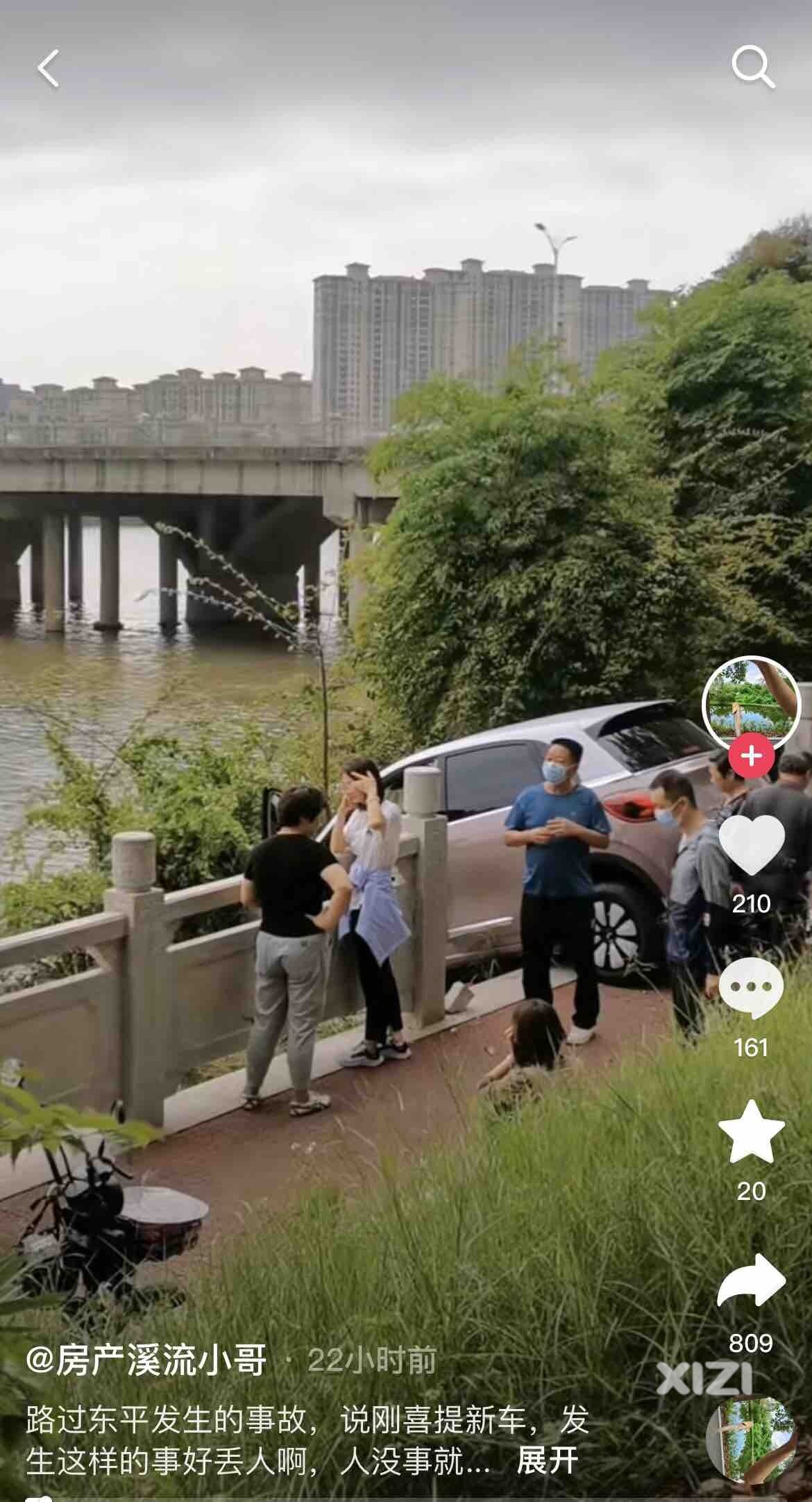 惠州有人喜提新车后，把车开下台阶，这是怎么开的？