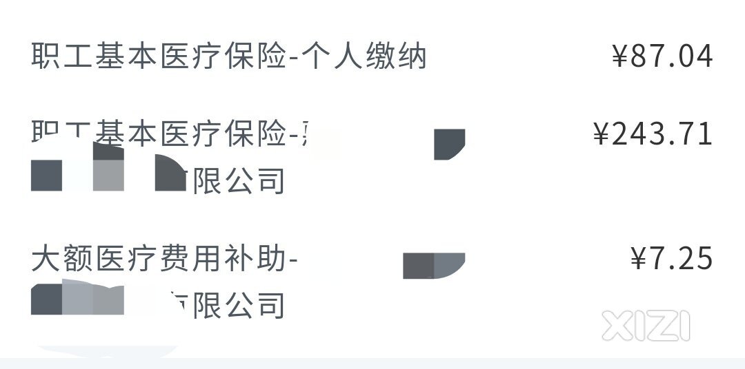 医保划入的金额