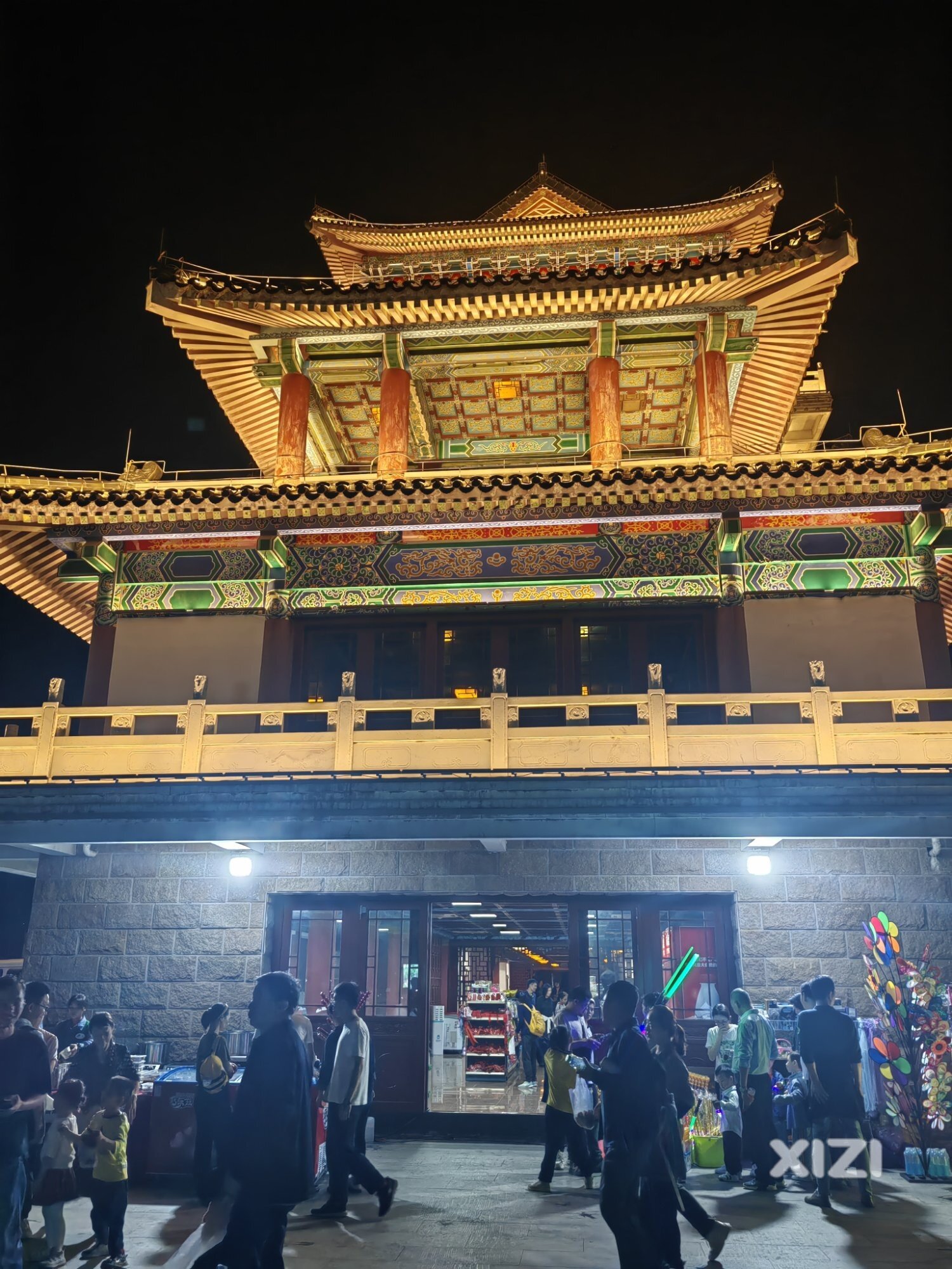 重阳节，晚上8点半的高榜山