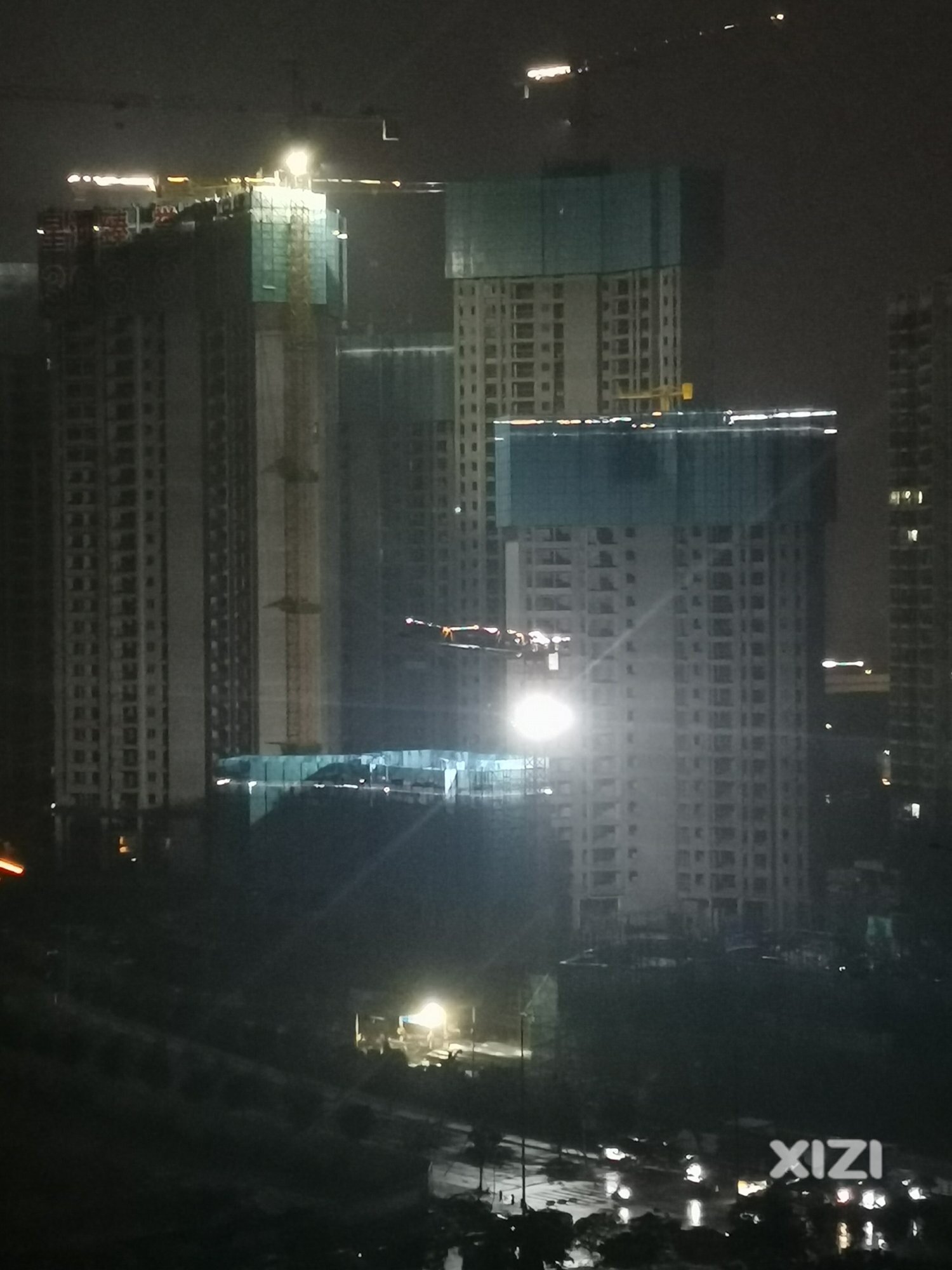 陈江星河工地夜间施工严重扰民
