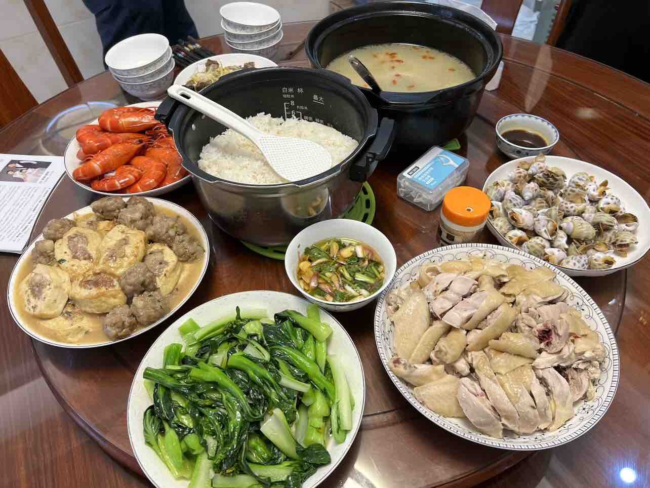 吃饭了