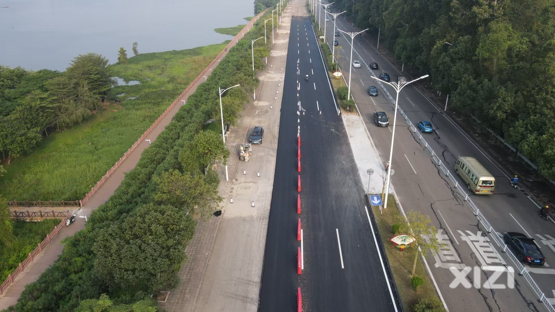 惠博大道，路面修好之后是这样子，大家期待吗