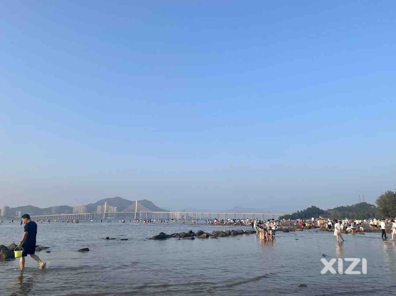 惠州最美海边晚景