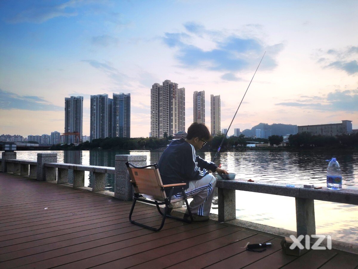 冬日湖风，金山湖边美景难辜负，是钓鱼佬无穷的快乐