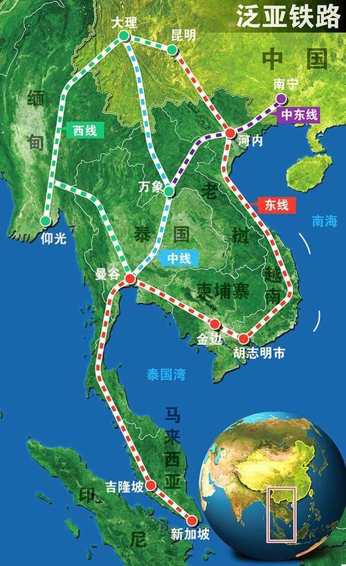 建议无限期阁置泛亚铁路东线河内至胡志明段。