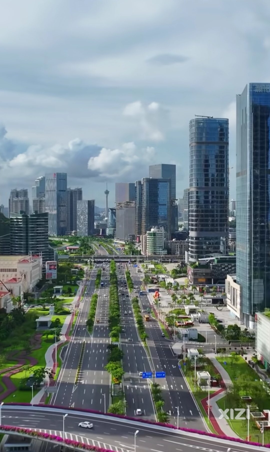 珠海城建CBD天际线越来越多。惠州被它拉开差距，这些年没什么变化