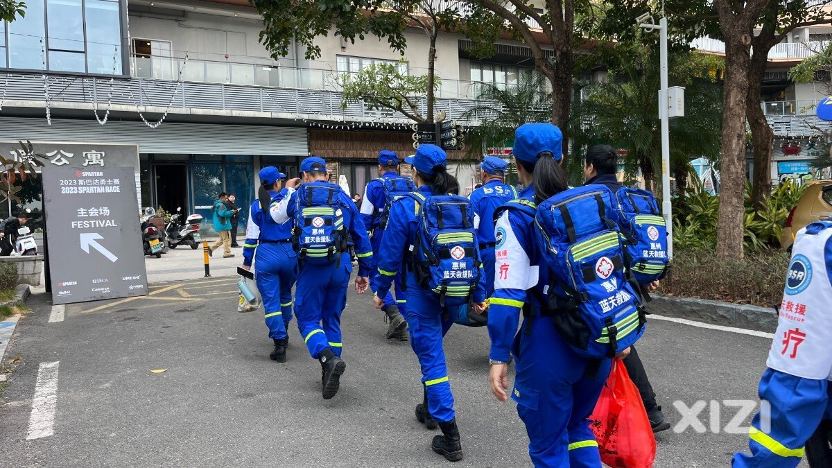 惠蓝动态| 国际赛事保障，2023斯巴达勇士赛-坚定后盾