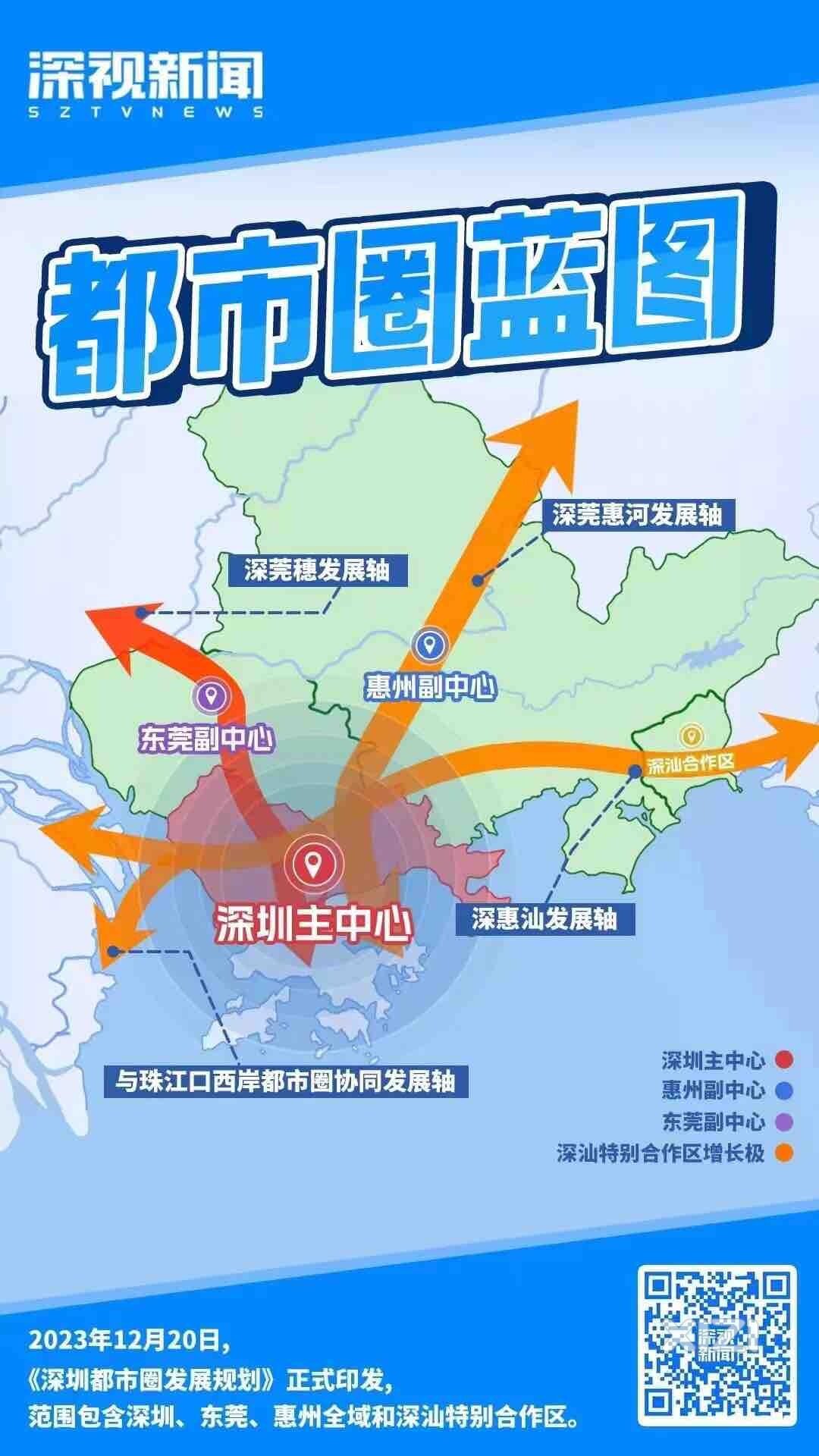 身份提升了，大家都是深圳都市圈人！