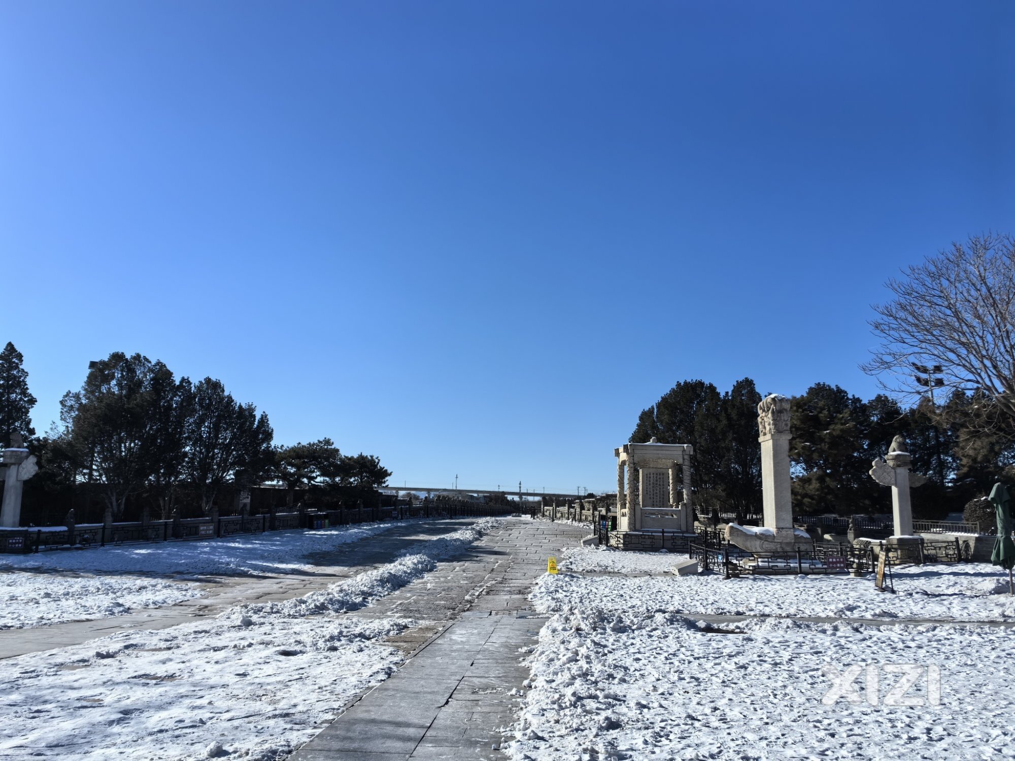 卢沟桥雪景